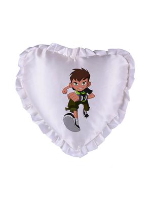 heart Shape "ben 10 cartoon " Printed Cushions Cover - 14458465 - Standard Image - 2