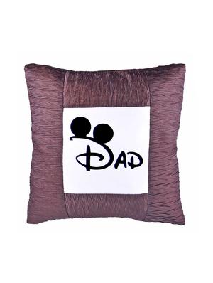 Square Shape "DAD print" Printed Cushions Cover - 14458634 - Standard Image - 2