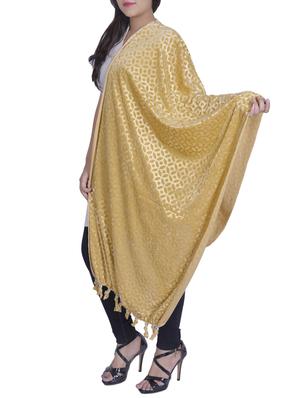 gold velvet shawl - 14459294 - Standard Image - 2