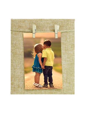 Pack of 3 Wooden Table Top & Wall hanging Frames - 14459444 - Standard Image - 2