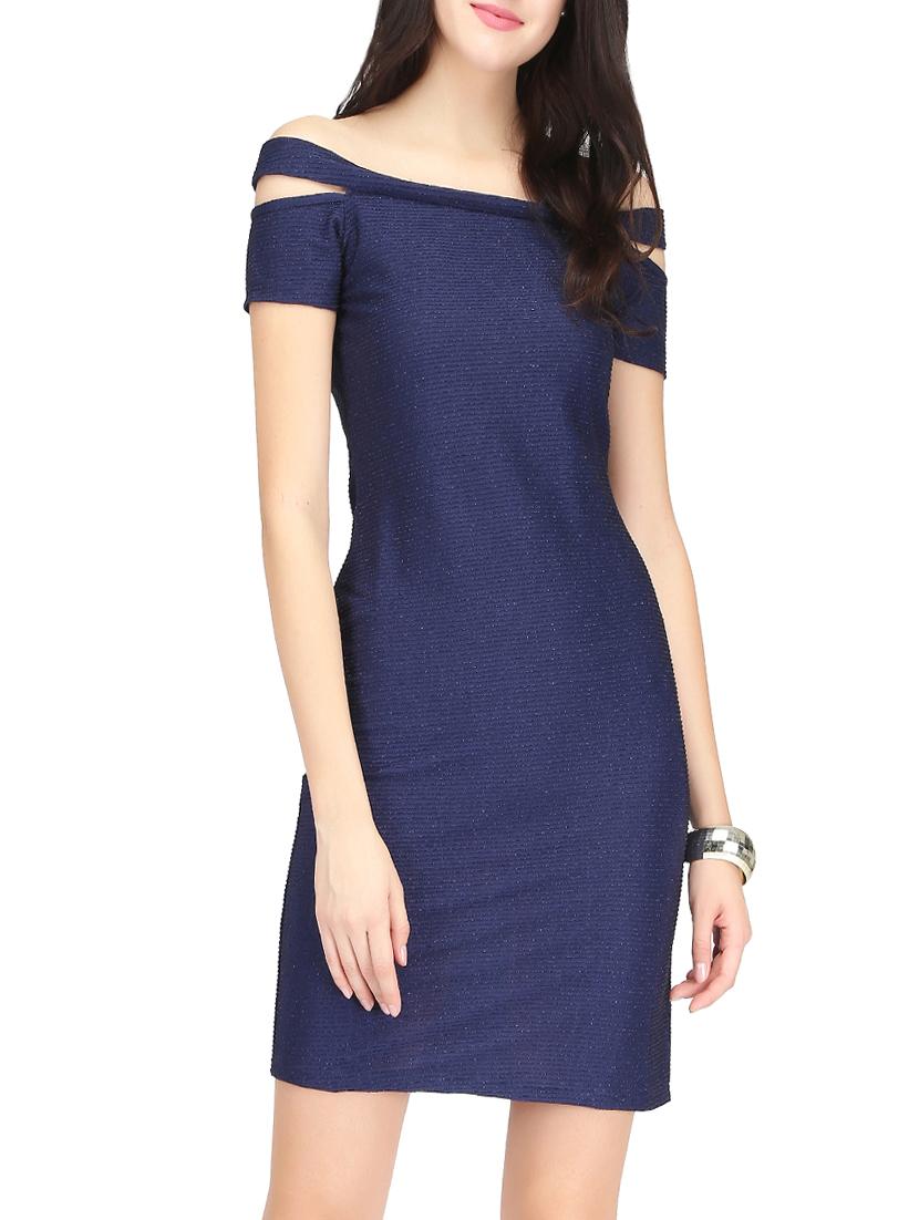 Navy blue sheath dress - 14459868 - Zoom Image - 2