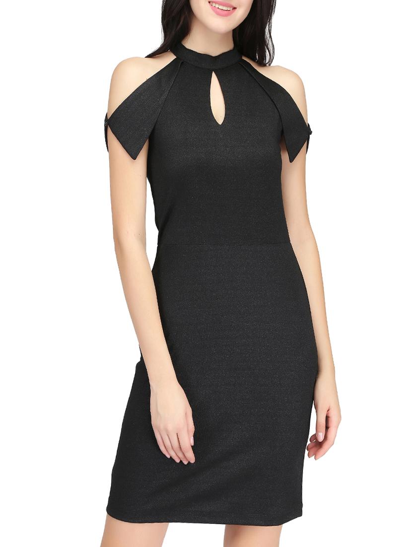 Black Sheath Dress - 14459869 - Zoom Image - 2