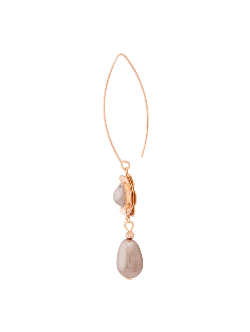 gold brass hoop (set of 2) earrings - 14460601 - Zoom Image - 2