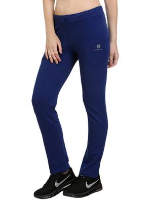 Navy blue cotton track pants - 14462292 - Standard Image - 2