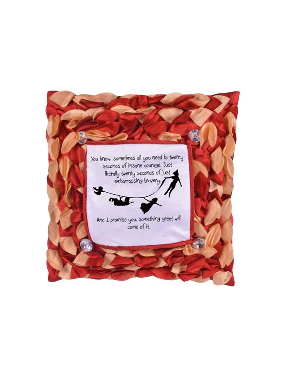 Snoby "Simple Quote" Printed Cusion Cover - 14463507 - Zoom Image - 2