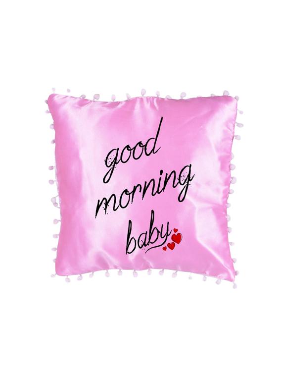 Snoby "Good Morning" Quoted Printed Cusion cover - 14463670 - Zoom Image - 2