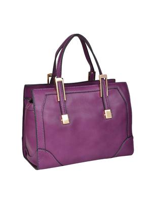 purple leatherette handbag - 14464057 - Standard Image - 2