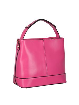 pink leatherette handbag - 14464062 - Standard Image - 2