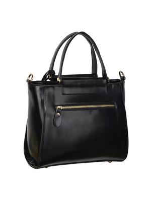 black leatherette regular handbag - 14464088 - Standard Image - 2