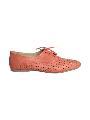 pink leatherette laceup casual shoes - 14464608 - Standard Image - 2