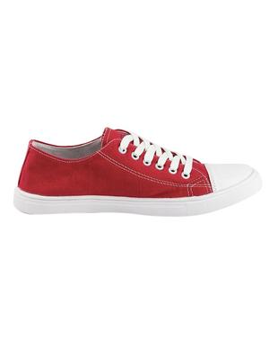 red Canvas sneaker - 14466981 - Standard Image - 2