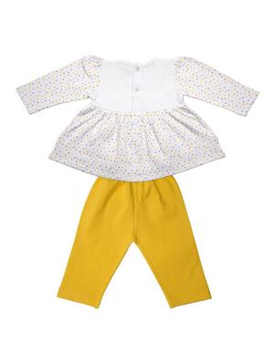 yellow cotton full length sets - 14467574 - Standard Image - 2