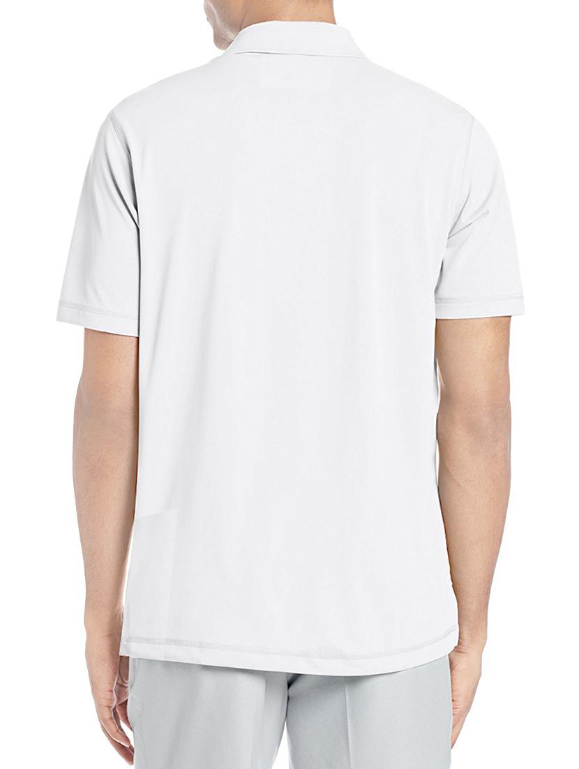 white cotton collared t-shirt - 14467612 - Zoom Image - 2