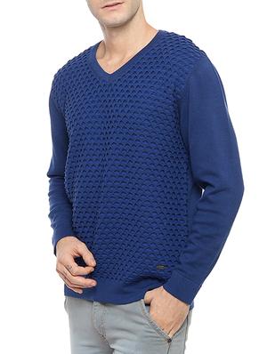 blue acrylic pullover - 14467868 - Standard Image - 2