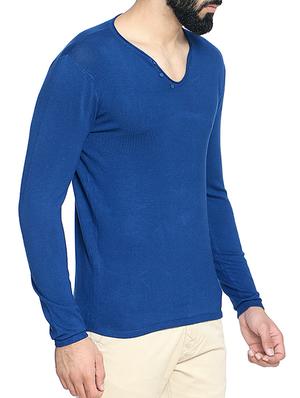blue cotton t-shirt - 14467911 - Standard Image - 2