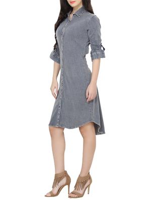 Grey shirt dress - 14468069 - Standard Image - 2
