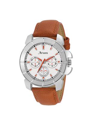arum brown stylish watch with brown belt ,wallet - 14468950 - Standard Image - 2