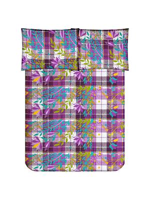 Cotton Double Bedsheet with 2 Pillow Covers - 14469057 - Standard Image - 2