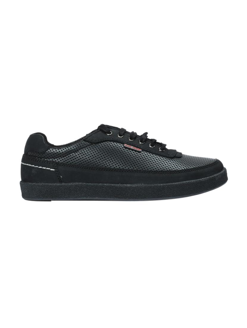 black leather lace up sneakers - 14469549 - Zoom Image - 2