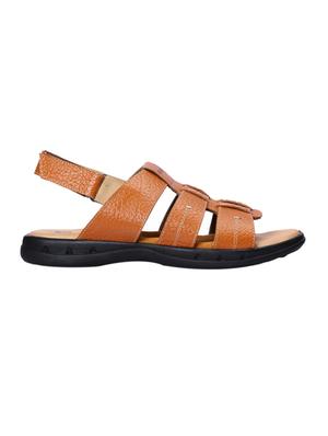 tan leather back strap sandals - 14469553 - Standard Image - 2