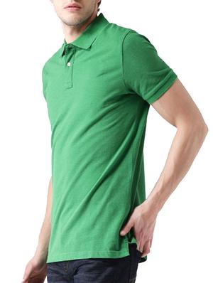green polyester collared tshirt - 14471173 - Standard Image - 2