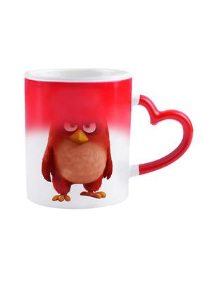 RED ANGRY BIRD CHARACTER Printed Color Changing Magic Mug - 14473001 - Standard Image - 2