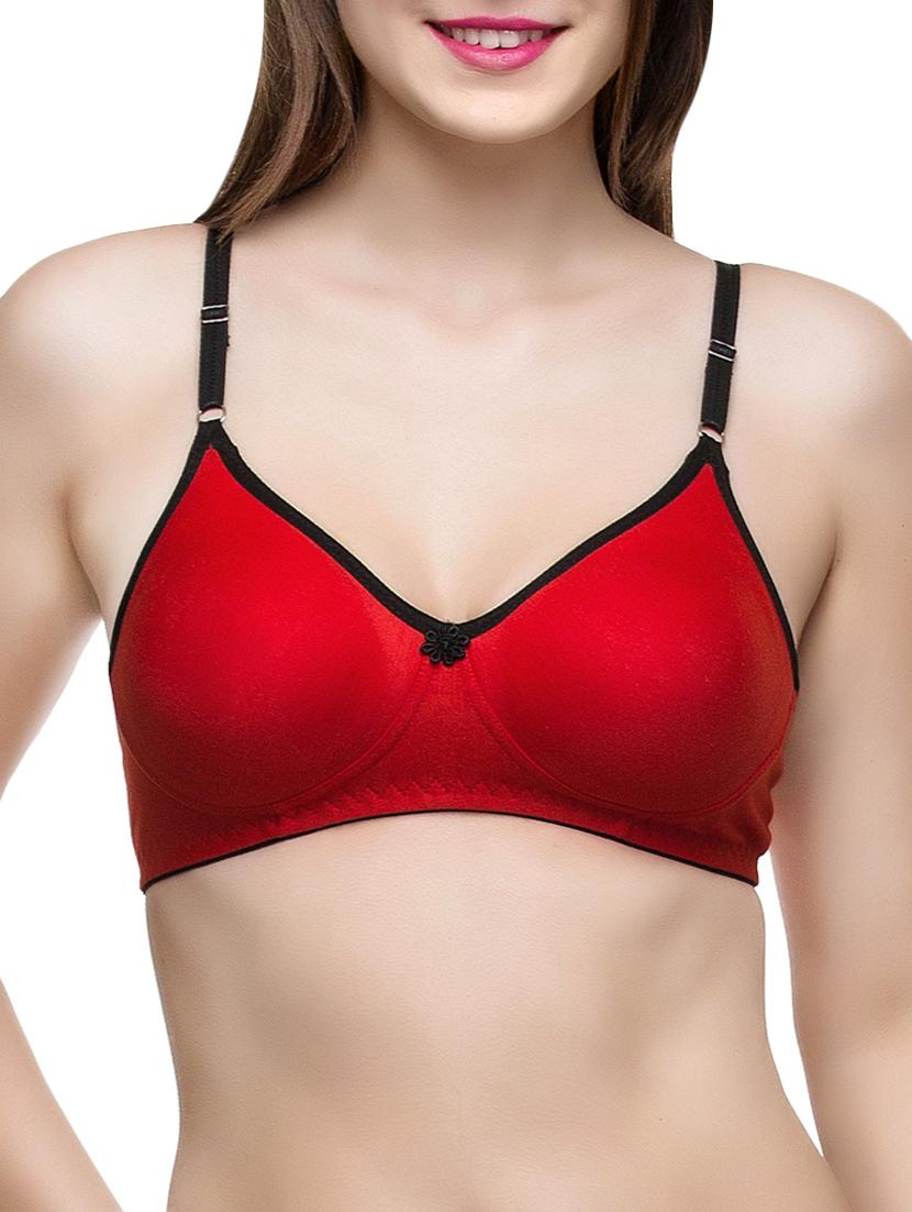 set of 3 multi colored cotton bra - 14474844 - Zoom Image - 2