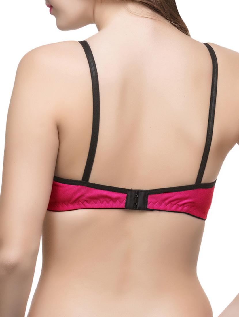 set of 3 multi colored cotton bra - 14474844 - Zoom Image - 5