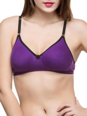 set of 3 multi colored cotton bra - 14474882 - Standard Image - 2