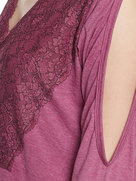pink cotton gown - 14475009 - Zoom Image - 5