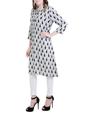 multi rayon aline kurta - 14477573 - Standard Image - 2