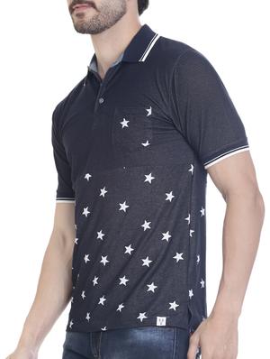 black cotton pocket t-shirt - 14477671 - Standard Image - 2