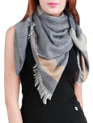 grey viscose stole - 14478286 - Standard Image - 2