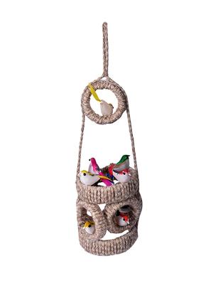 Carnival Jute Birds Wall Hanging - 14478307 - Standard Image - 2