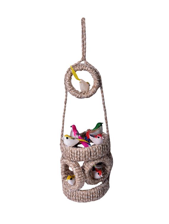Carnival Jute Birds Wall Hanging - 14478307 - Zoom Image - 2