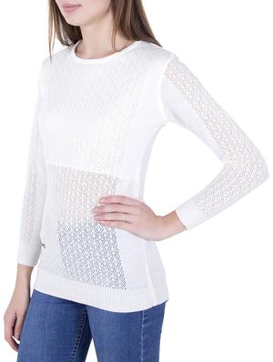 White solid pullover - 14478694 - Standard Image - 2