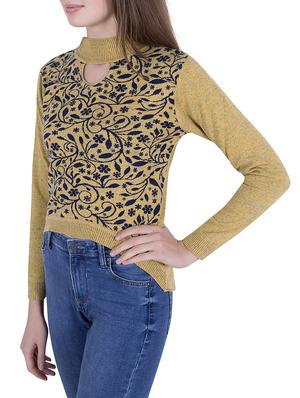 Beige Printed pullover - 14478719 - Standard Image - 2