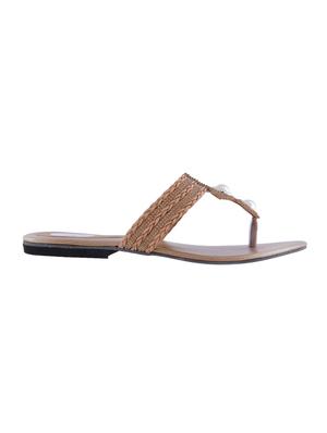 brown toe separator sandal - 14482703 - Standard Image - 2