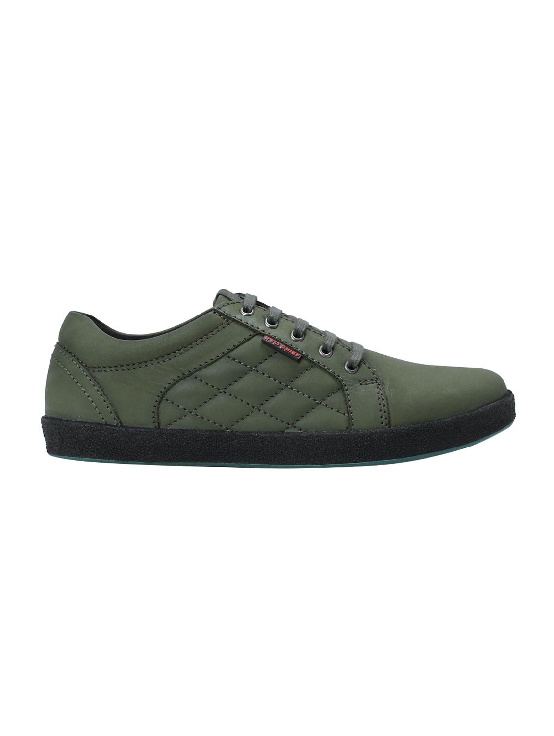red chief green Leather lace up sneakers - 14483901 - Zoom Image - 2