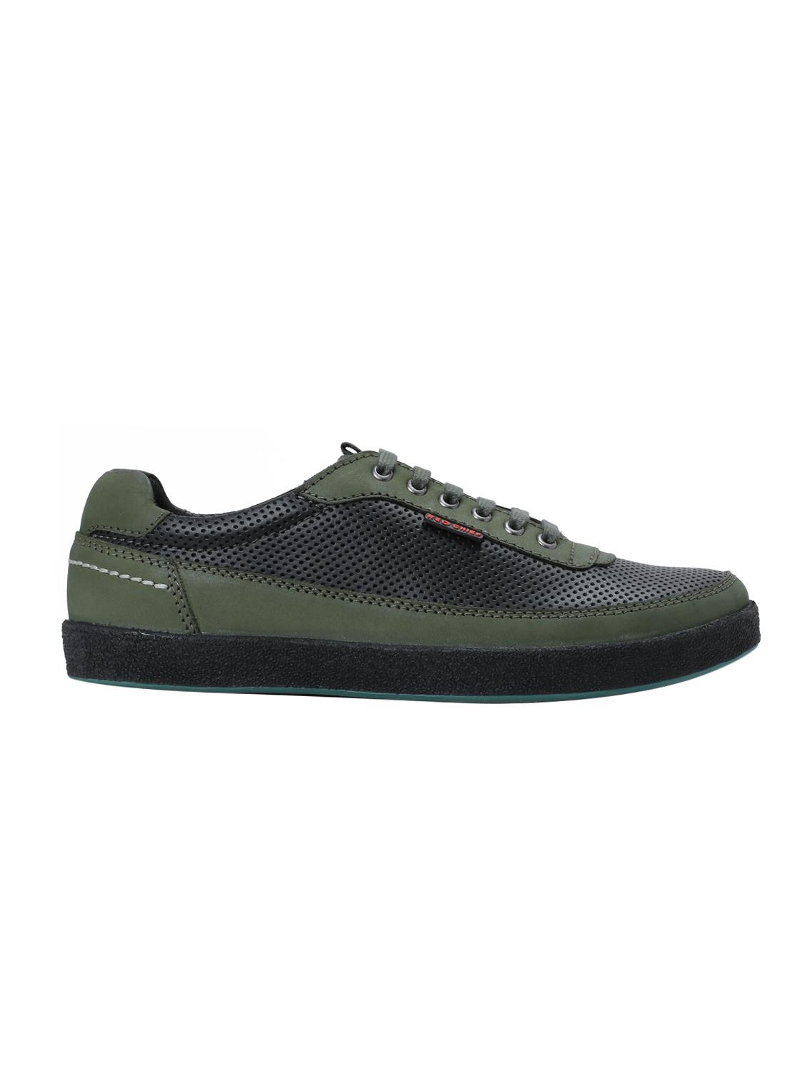 red chief green Leather lace up sneakers - 14483903 - Zoom Image - 2