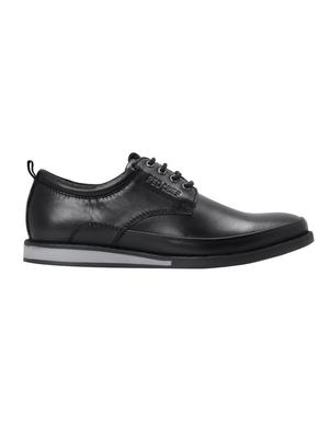 black leather lace up shoes - 14483904 - Standard Image - 2