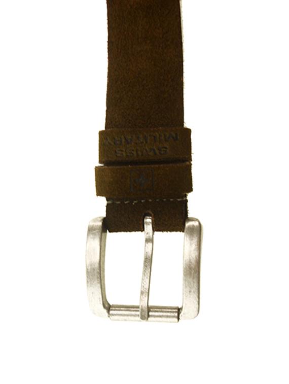 khaki leather belt - 14484631 - Zoom Image - 2