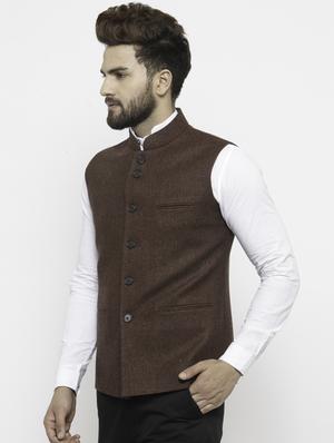 red acrylic waist coat - 14484811 - Standard Image - 2