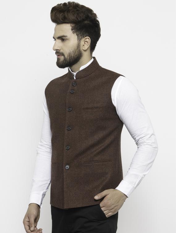 red acrylic waist coat - 14484811 - Zoom Image - 2