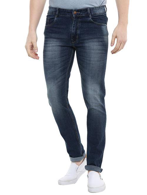 blue denim washed jeans - 14485588 - Standard Image - 1