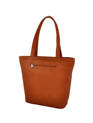tan leatherette regular handbag - 14488277 - Standard Image - 2