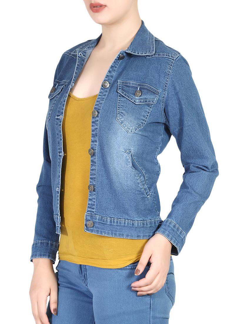 blue denim summer jacket - 14488455 - Zoom Image - 2