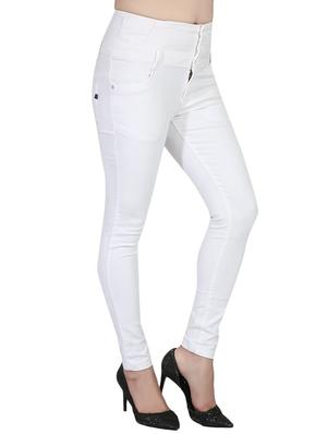 solid white denim jean - 14491849 - Standard Image - 2