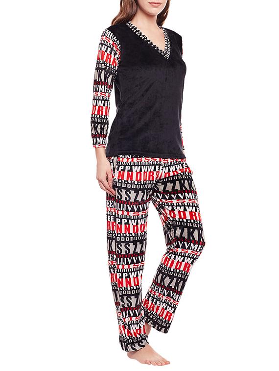 multi colored nightwear set - 14492037 - Zoom Image - 2