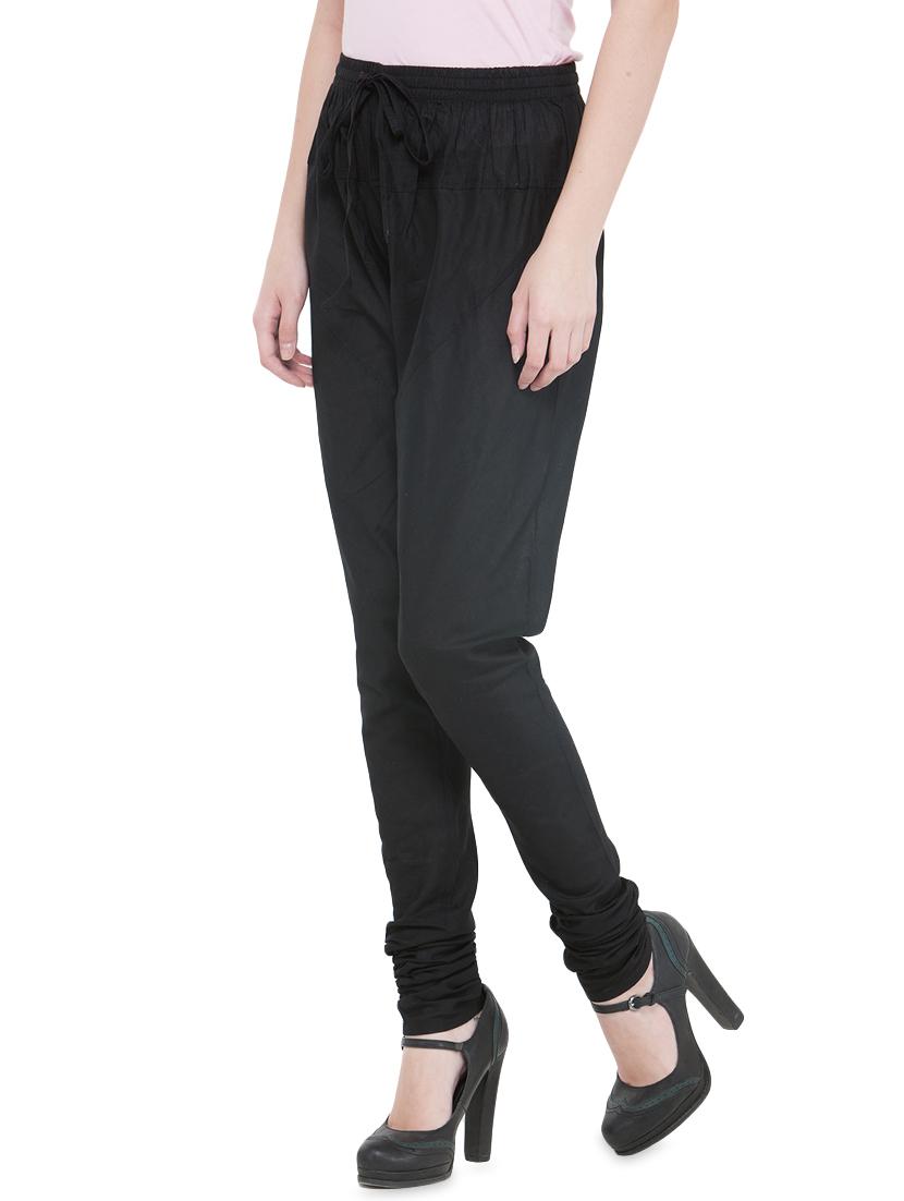 black cotton churidars - 14495440 - Zoom Image - 2